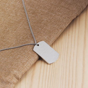 Pendentif en argent avec inscription "<span class=keywords><strong>je</strong></span> t'aime" pour homme et femme, collier mixte, bijoux, à la mode - Product Image 5