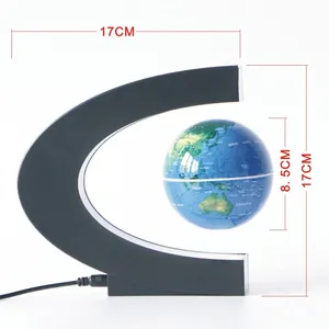 Globo del mondo della terra di levitazione magnetica di alta qualità di stile moderno grande con il supporto di plastica