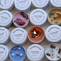 Velas Aromáticas Artesanales de Cera de Soja en Latas Metálicas Plateadas, Decoración para el Hogar, Etiqueta Privada, Venta al Por Mayor