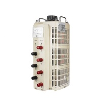 Régulateur de tension SVC triphasé à contact TSGC2-3KVA, transformateur variable AC 380V entrée 0-430V sortie