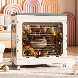 <span class=keywords><strong>Caja</strong></span> <span class=keywords><strong>de</strong></span> Almacenamiento Plegable Multifuncional <span class=keywords><strong>de</strong></span> Plástico Rectangular <span class=keywords><strong>de</strong></span> Cinco Puertas con Capacidad <span class=keywords><strong>de</strong></span> 100L-150L, Diseño Moderno para Guardar Ropa y Juguetes - Product Image 2