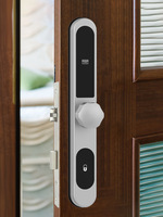 Cerradura de Puerta de Madera para Hotel, Estilo Europeo, Delgada, con RFID, con Sistema de Tarjeta Inteligente