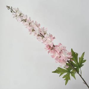 Handmade Delphinium Artificial Flowers Real-Look Fake Silk <strong>Larkspur</strong> with Stems for Christmas &amp; Mother's Day Decor - Product Image 5