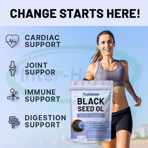 Ausreson Vitamine E Immuunhuidgezondheidssupplement Natuurlijke Komijn Zwarte Zaadolie Softgel <span class=keywords><strong>Capsules</strong></span> - Product Image 2