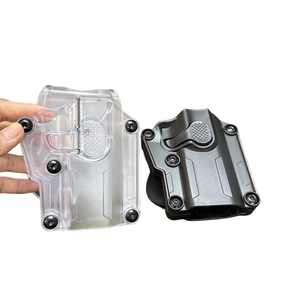 Holster tactique à extraction rapide en ABS transparent avec système MOLLE pour une utilisation sécurisée - Product Image 2