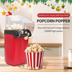 Máquina Eléctrica de Palomitas de Maíz de Aire Caliente 1200W <span class=keywords><strong>Sin</strong></span> <span class=keywords><strong>Aceite</strong></span>, Saludable, Rápida, Eficiente Energéticamente, Ideal para Noches de Cine en Casa y Fiestas - Product Image 1