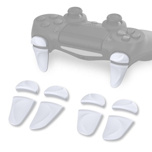 PlayVital EXtremeRate 2 Pairs White Shoulder Buttons Extension Triggers for <b>PS4</b> All Model <b>Controller</b> - Product Image 1
