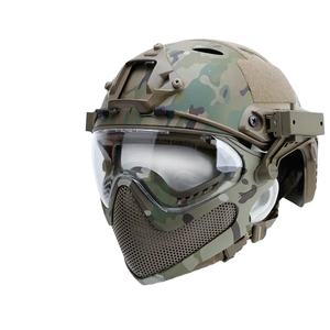 アウトドアスポーツFASTヘルメットABSシェルとスチールメッシュマスク狩猟用アクセサリー - Product Image 5