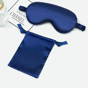 Antifaz <span class=keywords><strong>de</strong></span> Seda para Dormir con Logotipo Personalizado al por Mayor, Antifaz <span class=keywords><strong>de</strong></span> Seda Natural Ajustable para Viajes - Product Image 1