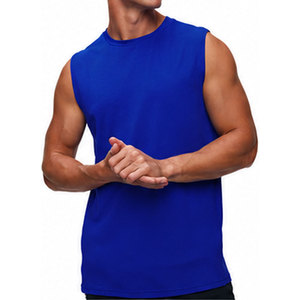 Débardeur Homme en Gros à Bas Prix, Personnalisable avec Logo Imprimé, en Coton, pour Fitness, Entraînement, Gym, et Tenue Décontractée Sans Manches - Product Image 2