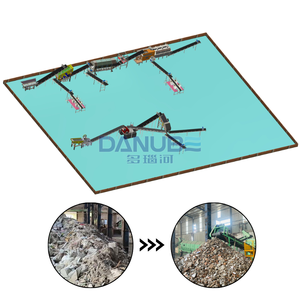 Ligne de production de déchets de construction à grande échelle pour le traitement des déchets solides municipaux - Product Image 1