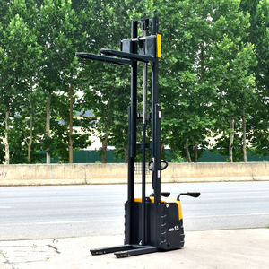 Full <b>Walking</b> Stacker Fork Semi Restaurant Stacker New Stacker <b>Machinery</b> Repair Shop Stacker Powered Pallet Truck Stacke - Product Image 2