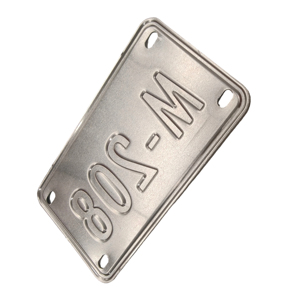 Mini placas de matrícula metálicas en relieve 3D, placas de registro de vehículos personalizadas para decoración - Product Image 5