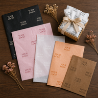 Papier d'emballage personnalisé imprimé avec logo sur mesure, papier de soie pour boîte à bijoux, doublure intérieure pour boîte cosmétique