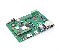 Placa Base Original Raspberry Pi CM5 con Función PoE, Placa de Expansión Integrada con Puerto RS485/RS232/Gigabit Ethernet