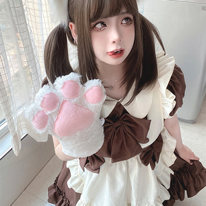 Lolita Maid Dress Short Sleeve Satin Women Cafe Uniform - Product Image 2