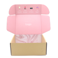 Boîte d'emballage de parfum élégante avec impression de Logo personnalisée, boîte postale en carton ondulé pour les soins personnels