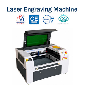 Machine de découpe et gravure laser CO2 6040 avec système de refroidissement par eau intégré Ruida pour acrylique, bois, MDF, cuir, papier, découpe de matériaux non métalliques DXF - Product Image 2