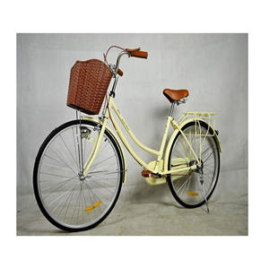 Stock de fábrica, <span class=keywords><strong>bicicleta</strong></span> híbrida de cercanías para mujer, <span class=keywords><strong>bicicleta</strong></span> de Ciudad de una sola velocidad de 24/26 pulgadas con horquilla de acero, versátil <span class=keywords><strong>paseo</strong></span> para mujer - Product Image 2