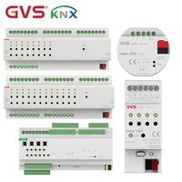Interrupteur KNX GVS multifonctionnel avec sécurité pour système d'automatisation de complexe de villas à grande échelle