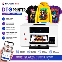 Imprimante DTG A3 Monoposte pour T-shirts avec Code QR – Idéale pour Vêtements, Tissus, Sacs en Toile, Jeans, Sweat-shirts – Couleurs Durables et Respirantes