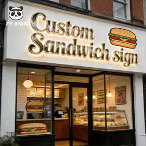 Letrero Luminoso LED Personalizado con Diseño de Cielo Estrellado, Letreros de Cartel Comercial para Exteriores con Logotipo y Nombre Personalizados - Product Image 3