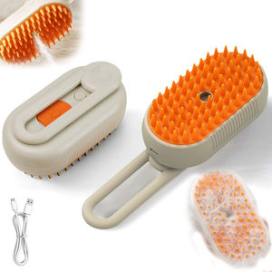 Mayorista Nuevo Cepillo Vaporizador para Perros 3 en 1 con Pulverizador y Peine Masajeador, Suministros para el Aseo y Eliminación de Pelo de Mascotas - Product Image 1