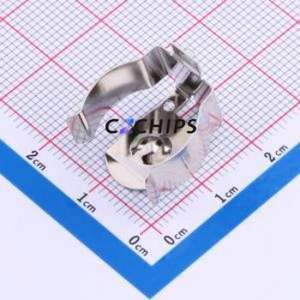MY-18650-02 Button & Strip Battery Connector SMD Connector Contact / Elastic Accessory 18650/CR123A Spring Steel Nickel - Product Image 1