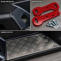 Pare-chocs arrière de style Ribo pour Jeep Wrangler JT Gladiator, en acier au manganèse robuste, accessoires tout-terrain 4x4