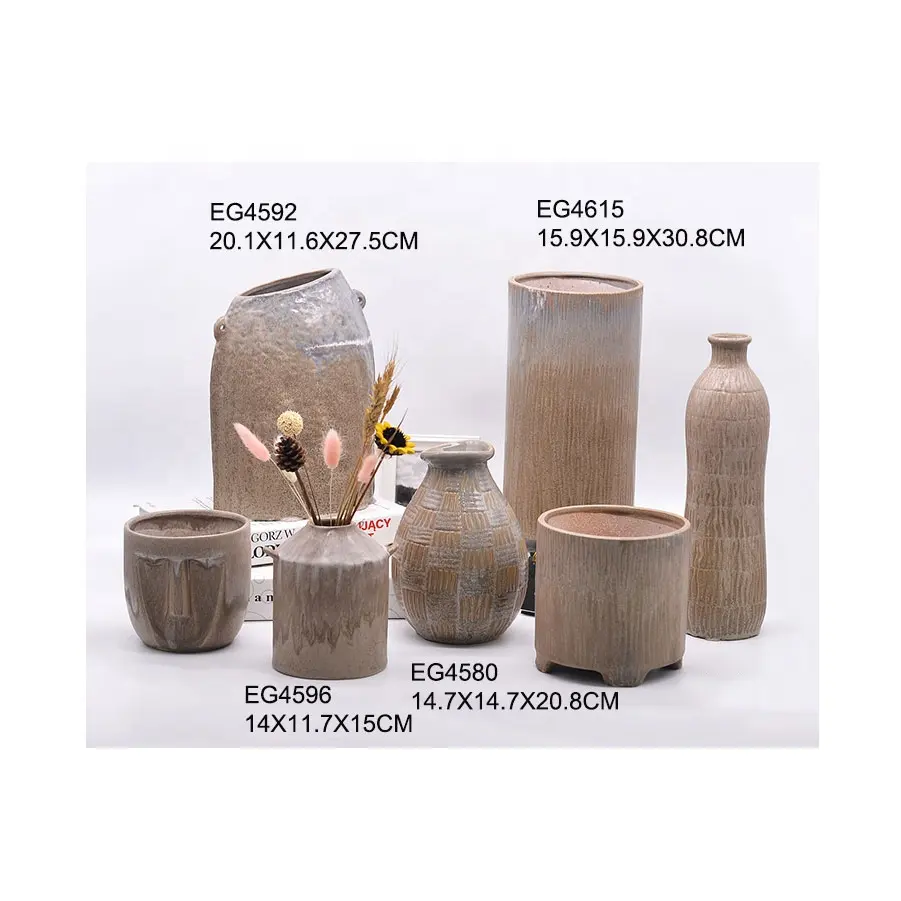 Chinois Peinture Moderne Porcelaine et En Céramique Vase De Fleurs pour La Décoration