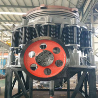 Concasseur à cône composé minier fiable, polyvalent et haute productivité avec PLC, boîte de vitesses, pompe, moteur et roulement pour un excellent concassage de pierres