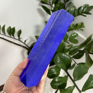 1 Pieza de Cristal de Cuarzo Hidrotermal en Bruto, Cristales Azules Oscuros Sin Cortar, Gema Sintética en Bruto para Corte de Gemas - Product Image 6