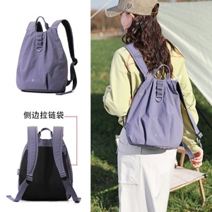 Sacs à dos de randonnée personnalisés en gros pour femmes, sac à dos léger en tissu Oxford, sac de voyage imperméable - Product Image 3