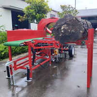 Scierie portative pour bois de chauffage, machine de découpe et de fendage
