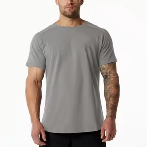 Camiseta Deportiva Personalizada para Hombre, Ligera, Ajustada, Transpirable, de Secado Rápido, para Gimnasio, Verano, con Diseño en Blanco - Product Image 1