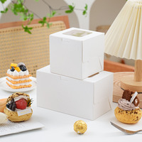 Triangle de haute qualité Transparent écologique élégant Durable idéal tranche gâteau emballage charmante boîte à gâteau parfaite
