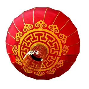 Hot Sales Handmade Red Chinese Neujahrs dekoration Hängende chinesische Stoff laterne Home Decoration