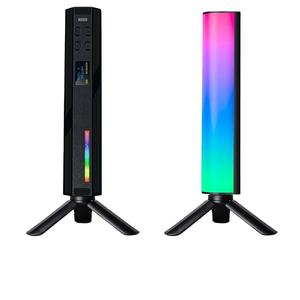 W200 RGB LED lumière vidéo lumière de remplissage à main avec trépied pour Vlog Stick photographie prise de vue <span class=keywords><strong>Youtube</strong></span> LED lampe vidéo baguette - Product Image 1