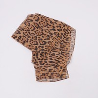 Écharpe en cachemire léger écologique à imprimé léopard style urbain, châle chaud et tendance pour femme, automne-hiver