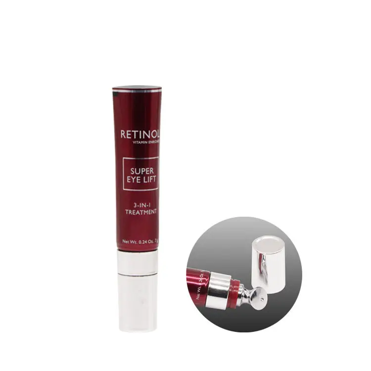 Custom Cosmetische R Eye Cream Plastic Buisverpakking 10Ml 15Ml Oogcrème Buis Met Metalen Applicator