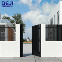 Portail Automatique Dissimulé en Aluminium pour Allée, Design Moderne et Simple, pour la Décoration de la Maison, Portail Simple pour la Confidentialité des Piétons