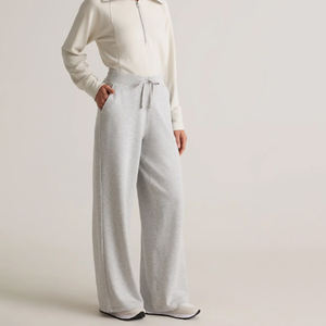 Pantalon de survêtement ample et large pour femme, coupe droite, qualité supérieure, vierge, grammage lourd - Product Image 3