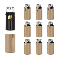 Douille de lampe à candelabre phénolique E12 homologuée UL, support de montage IP 1/8 pouce, support de lampe 75W 125V pour lustre