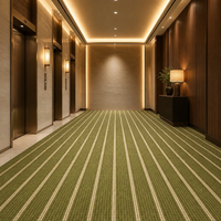 Moquettes murales sur mesure pour couloirs d'hôtel, en nylon, découpées sur mesure pour la rénovation des chambres d'hôtes et des couloirs