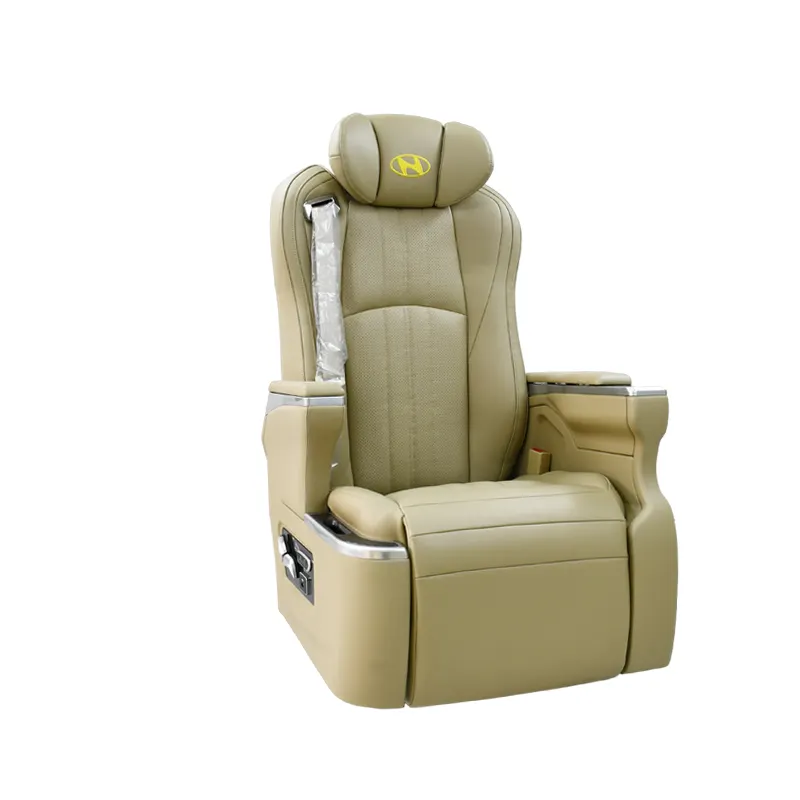 Power Adjustable VIP Nappa Leather Car Luxury Airplane Seat
