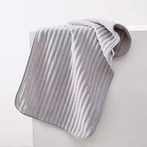 <span class=keywords><strong>Ensemble</strong></span> de serviettes de bain 100% coton carré uni de qualité supérieure tissé antimicrobien écologique pour le nettoyage du visage et des mains pour les hôtels - Product Image 4