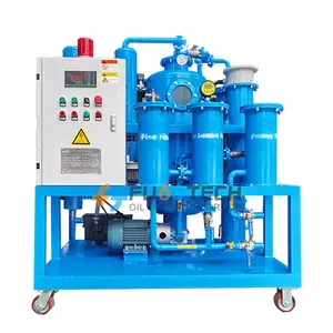 Machine de filtration d'huile hydraulique entièrement automatique purificateur d'huile hydraulique sous vide de pétrole en gros