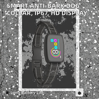 Collier anti-aboiement intelligent automatique pour chien avec écran numérique HD, étanche IP67, rechargeable – Catégorie : Dispositif anti-aboiement