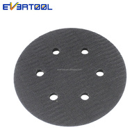 EVERTOOL Plaque de support en uréthane de 3/8 po (10 mm) d'épaisseur avec filetage mâle 5/16 "-24 pour polisseuse double action, support pour papier de verre