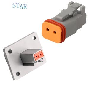 <span class=keywords><strong>2</strong></span>/3/4/6/8/12 Pin DEUTSCH erkek dişi konnektör DT04-3P-L012 su geçirmez Plug-In sabit flanş DT06-3S - Product Image 2